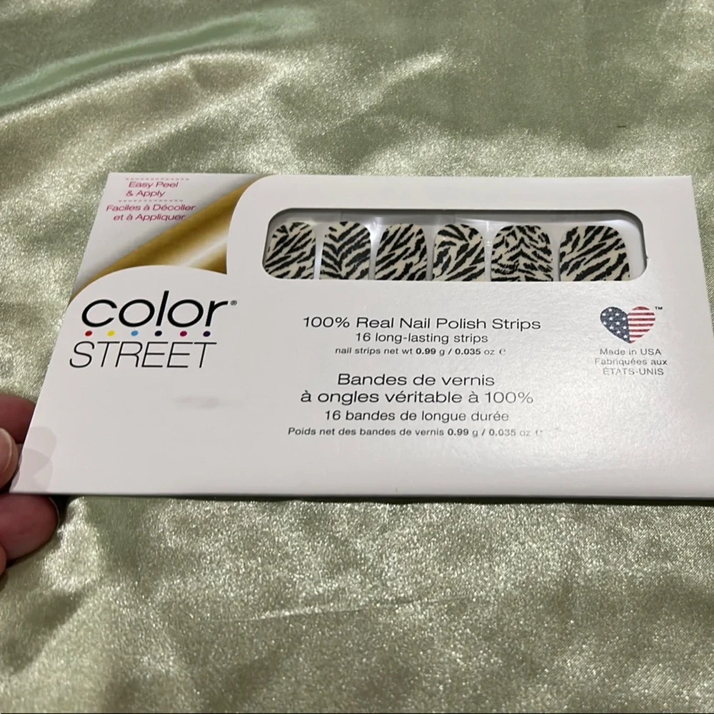 Color Street A Roar-ing Time Zebra Print Nail Polish Strips